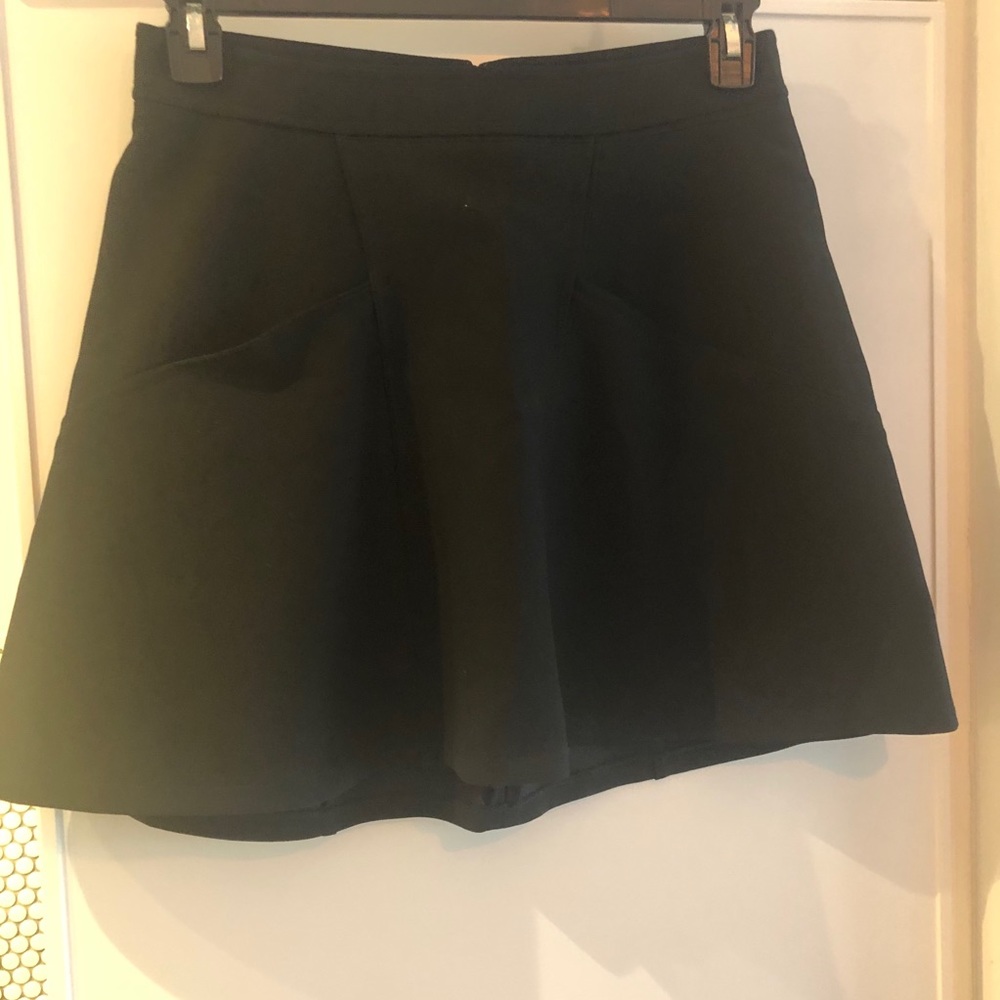 MAJE high waisted skirt - black